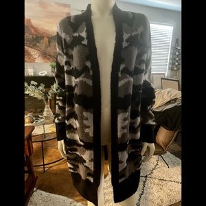 Lucky Brand Camo long sweater.